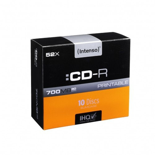Intenso CD-R 700MB 10 шт 1801622