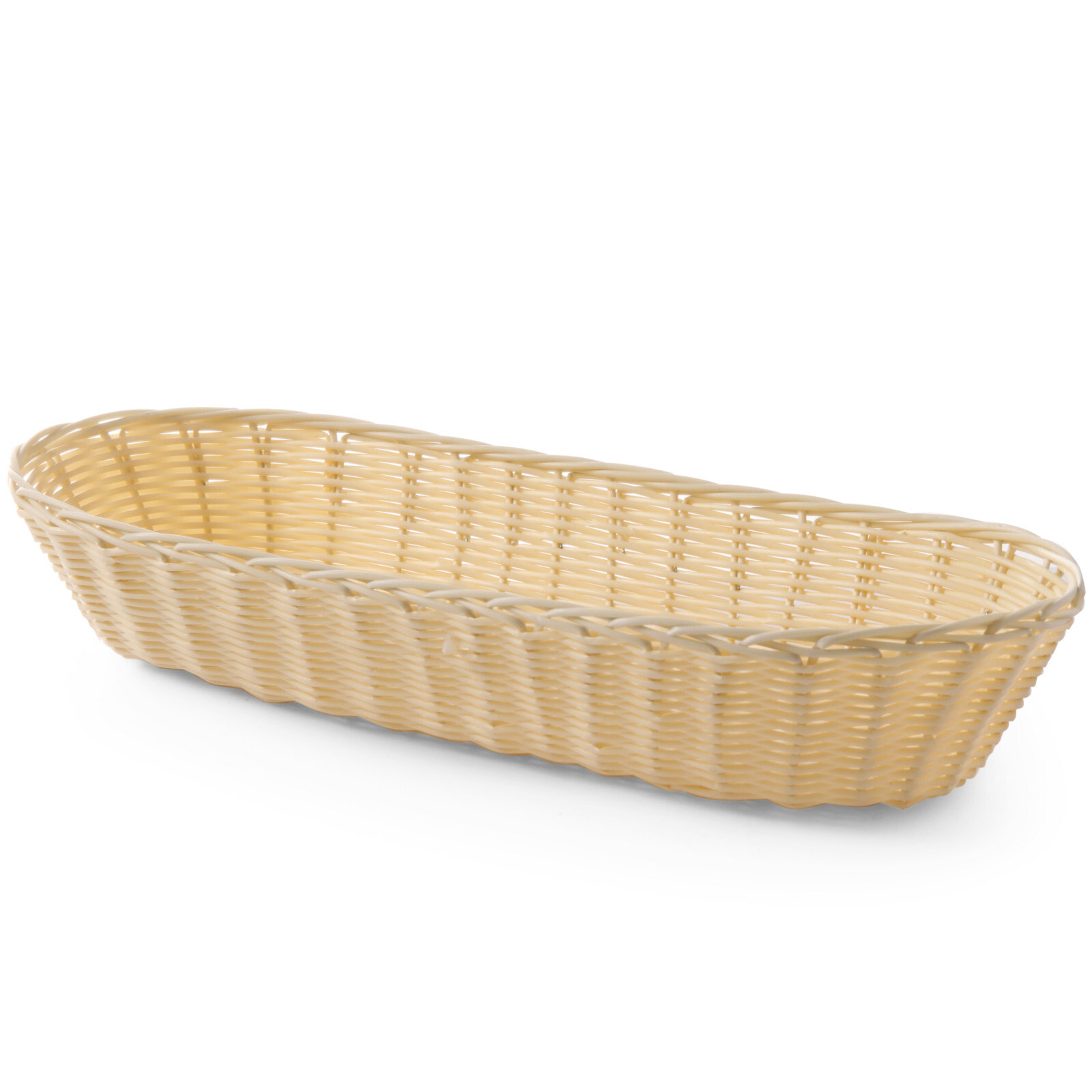 Oval poly rattan bread basket 375x140x70mm - Hendi 426906