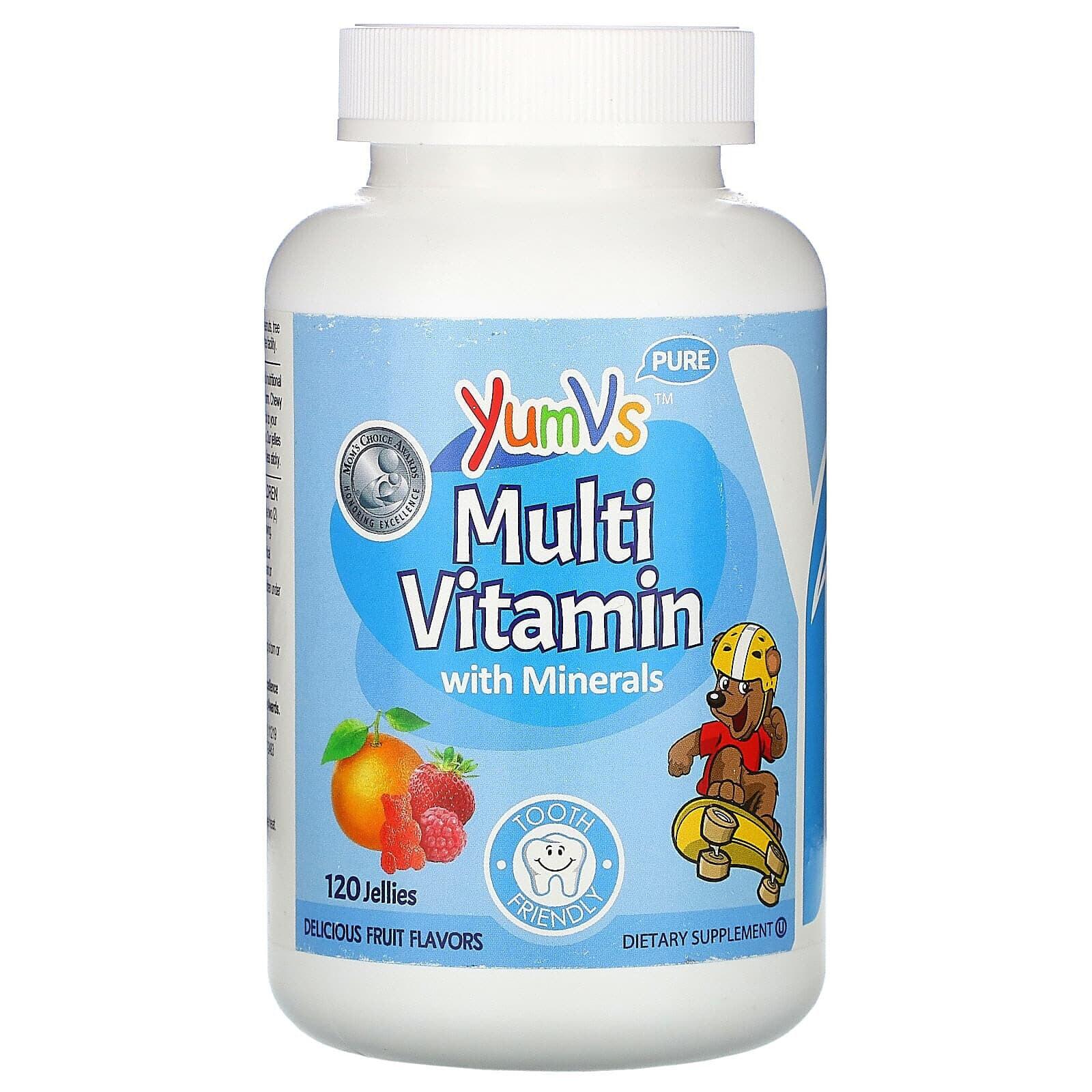 YumV's, Мультивитамины с минералами, приятные фруктовые вкусы, 60 желейных таблеток