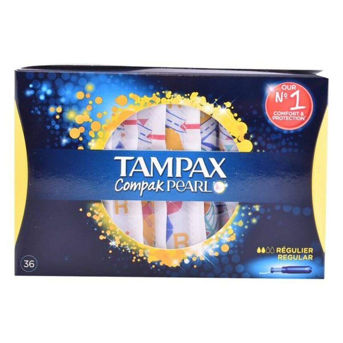 Упаковка тампонов Pearl Regular Tampax Tampax Pearl Compak (36 uds) 36 штук