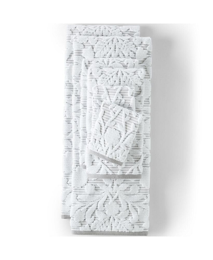 Lands' End cotton Sculpted Bath Towel