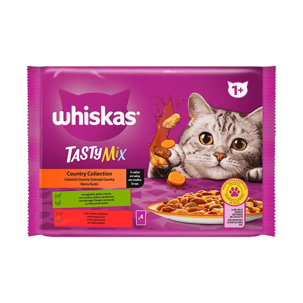 MARS Whiskas Tasty Mix Country cat wet food 4x85g 13 units