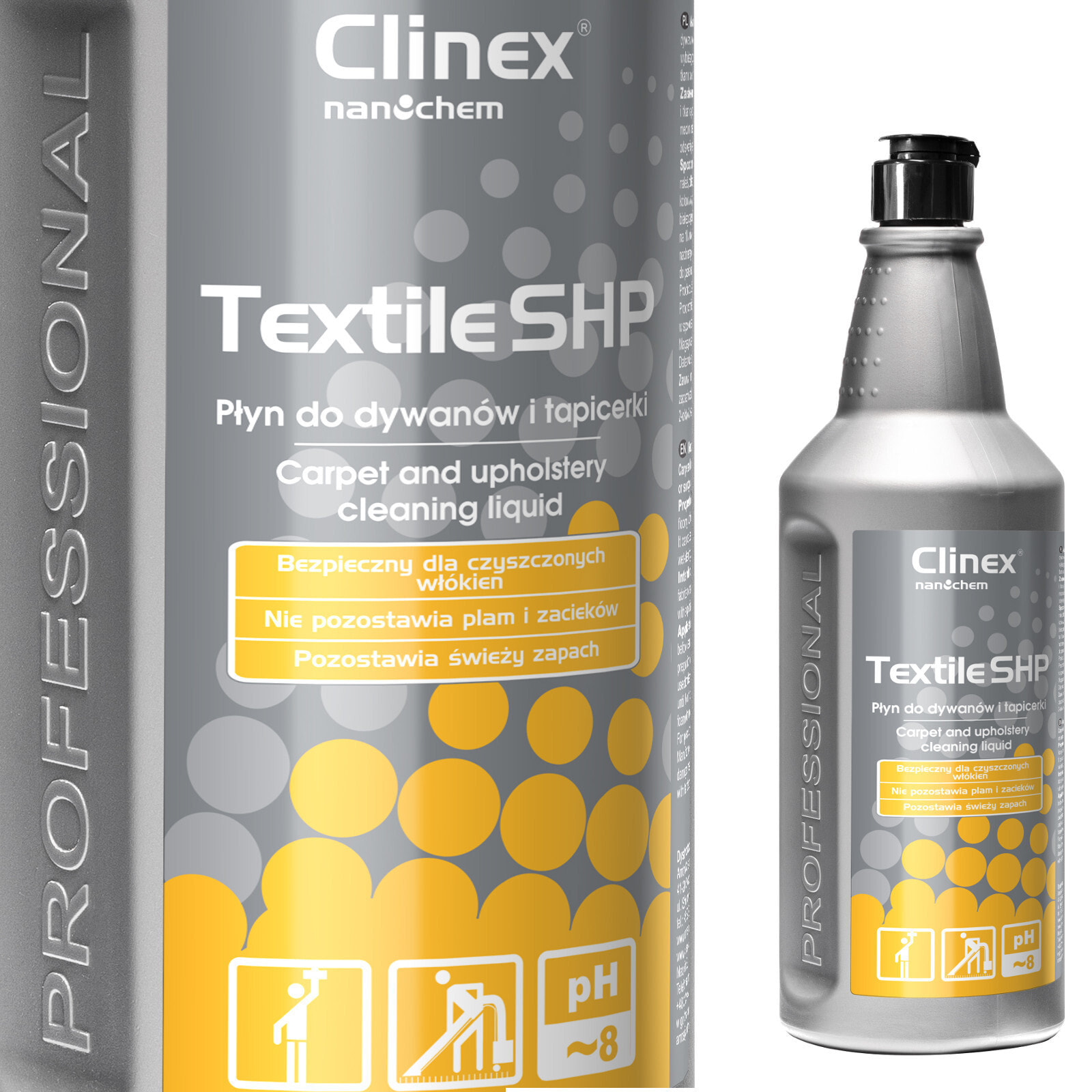 CLINEX Textile SHP 1L washing liquid for cleaning carpets, furniture and upholstery