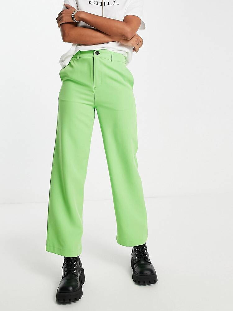 Noisy May wide leg trousers co-ord in lime green брюки V68537052Размер: Lкупить по выгодной цене от 2205 руб. в интернет-магазине market.litemf.comс доставкой