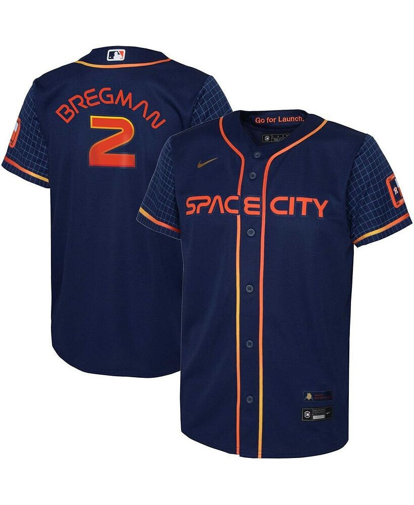 Nike infant Boys and Girls Alex Bregman Navy Houston Astros 2022 City Connect Player Jersey