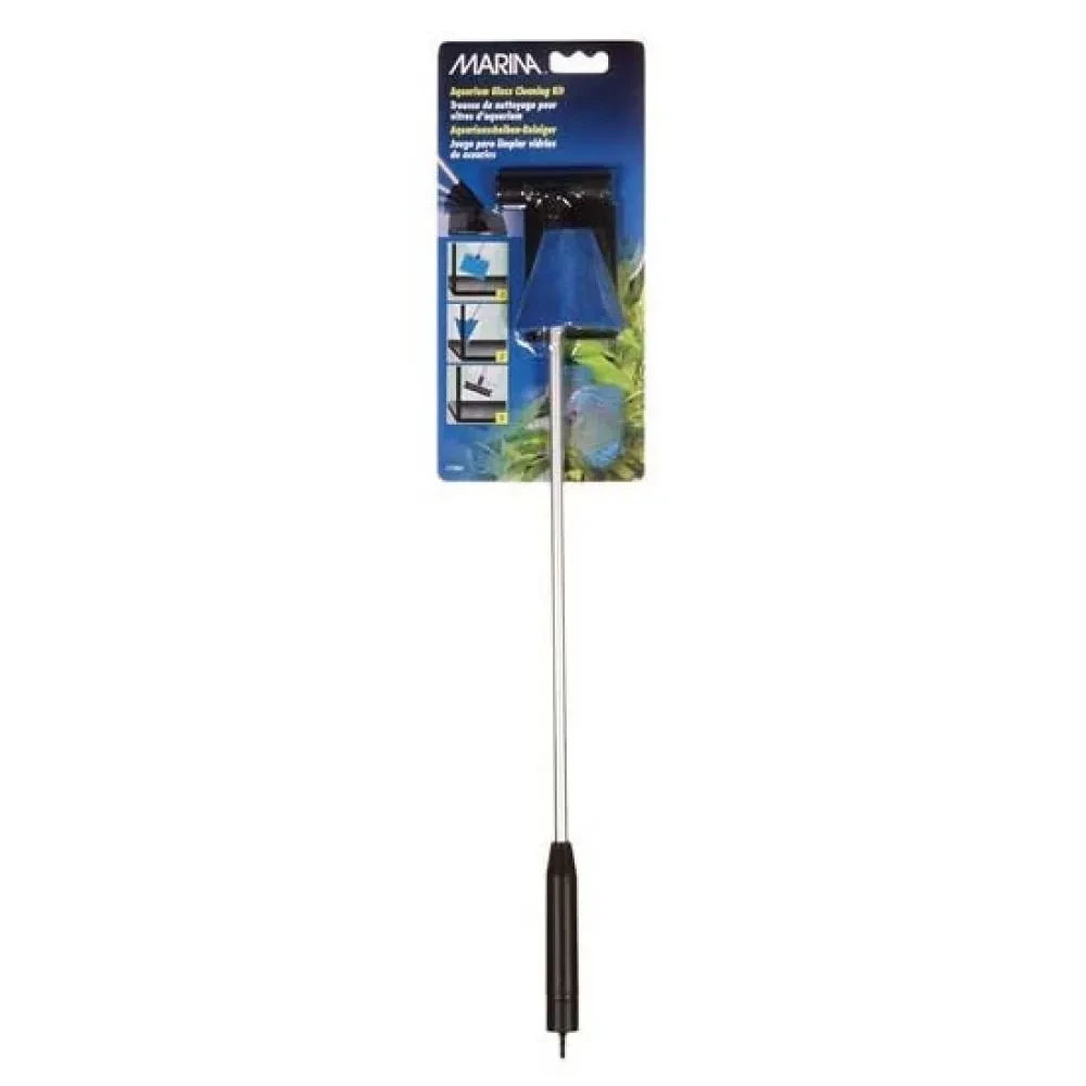MARINA 3 in 1 Aquarium glass cleaning kit