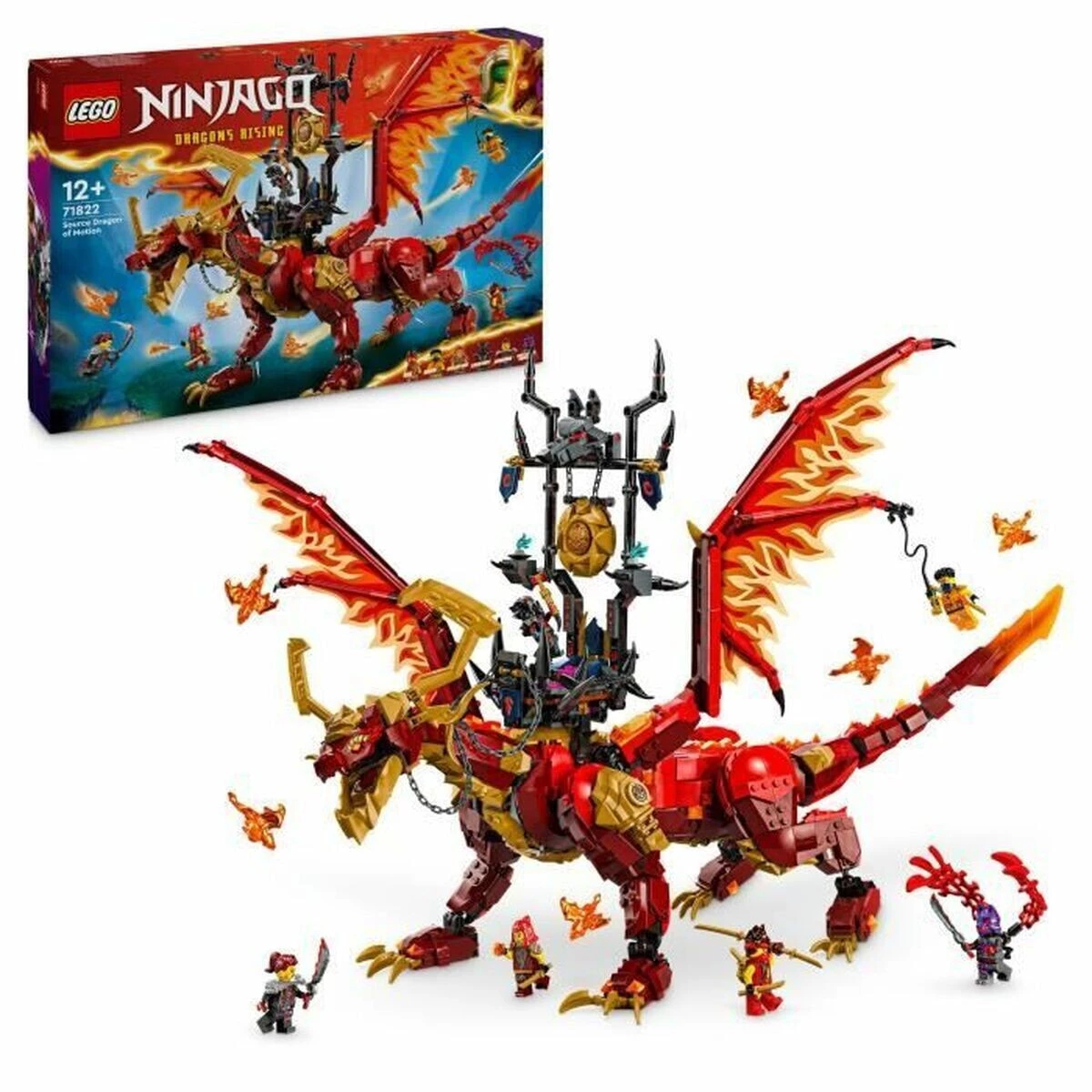 Construction set Lego Fuente Dragón de Movimiento Multicolour