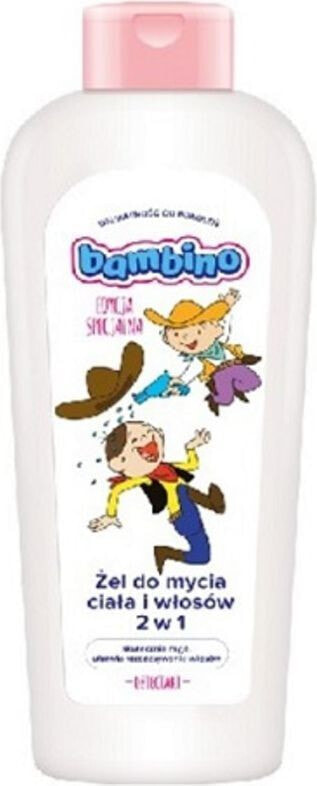 Bambino 2in1 body and hair washing gel for children and babies "Kids" - cowboys 400ml