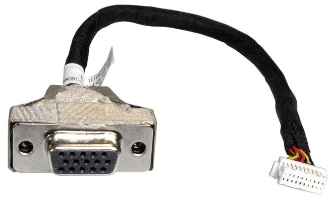 Shuttle PVG01 кабельный разъем/переходник 15-pin Mini D-Sub 2 x 10-pin Черный, Нержавеющая сталь, Белый