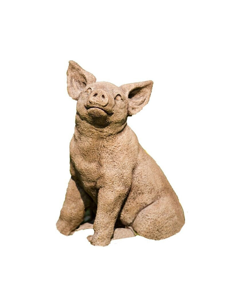 Campania International perky Pig Garden Statue