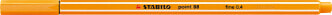 Письменная ручка Stabilo Cienkopis POINT 0.4mm pomarańczowy (SH1007)