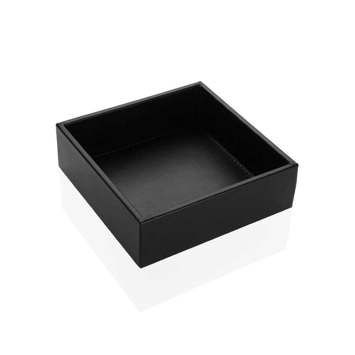 Valet Tray Versa Black 16 x 5 x 16 cm