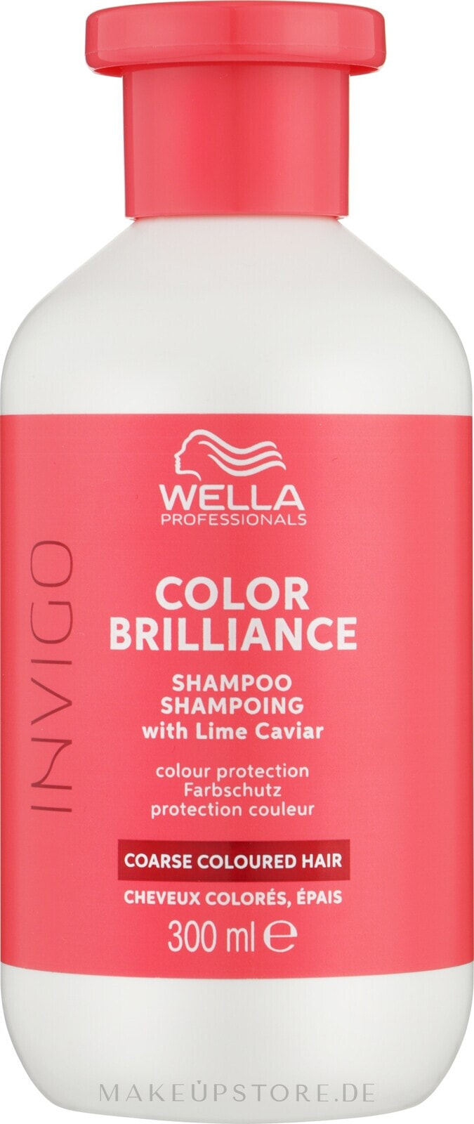 Schützendes Shampoo für kräftiges und coloriertes Haar - Wella Professionals Invigo Brilliance Coarse Hair Shampoo