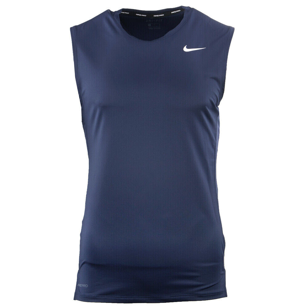 Nike Pro Compression Scoop Neck Sleeveless Athletic Tank Top Mens Size L Casual