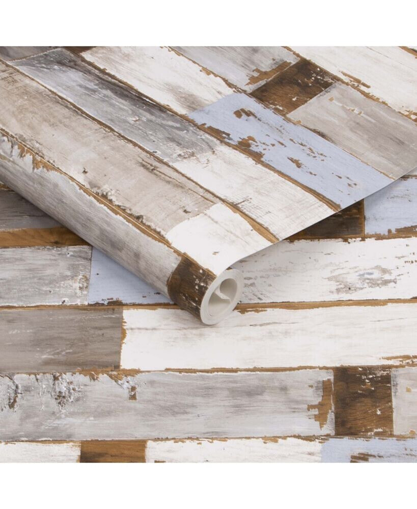 Transform distressed Wood Peel and Stick Wallpaper, 216