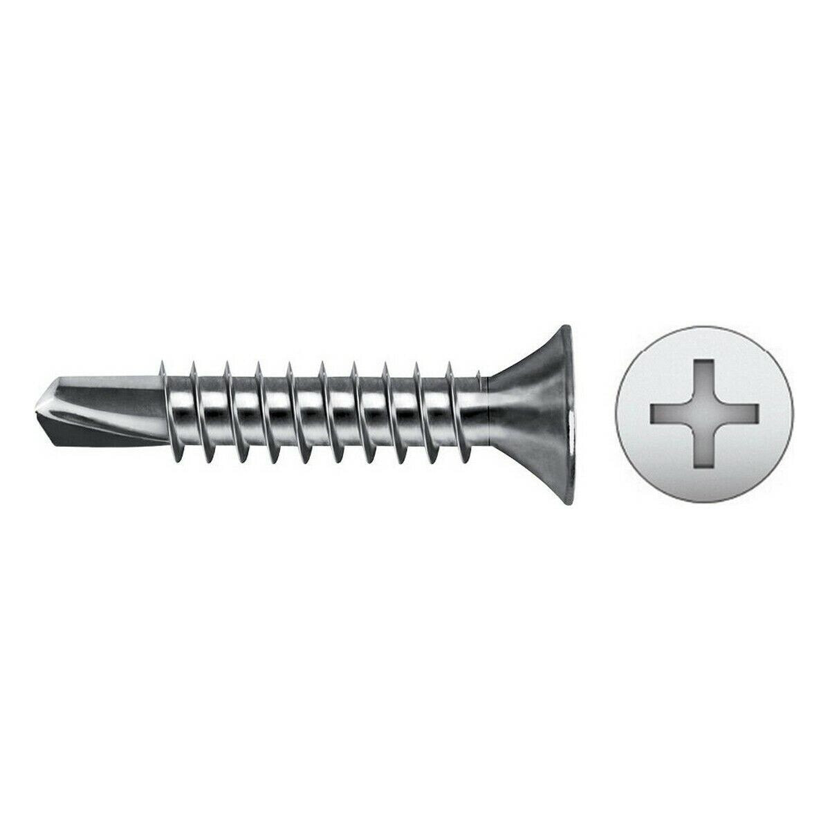 Self-tapping screw CELO 4,2 x 19 mm 500 Units Galvanised countersunk
