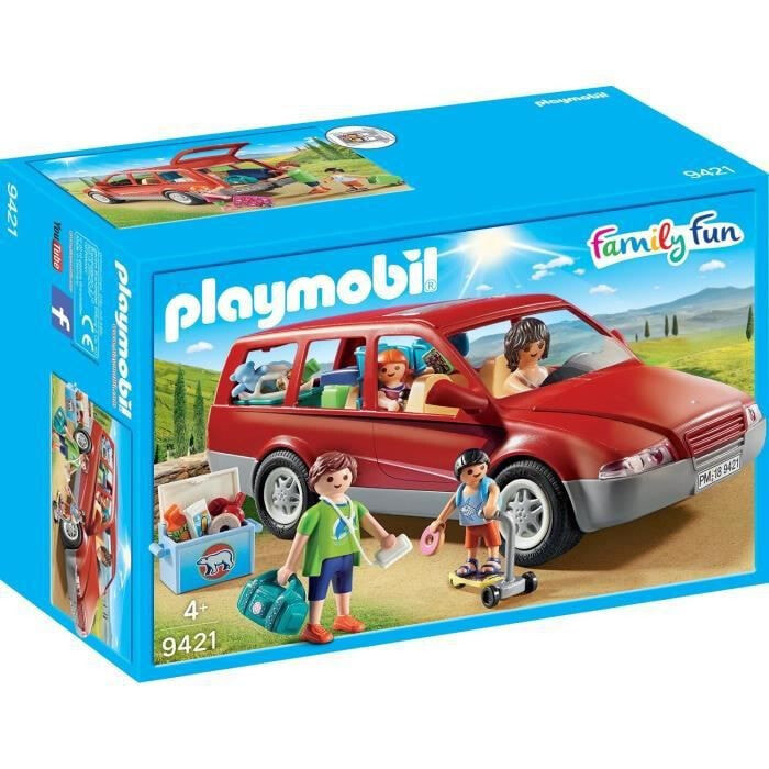 Игровой набор Playmobil  Семья на машине