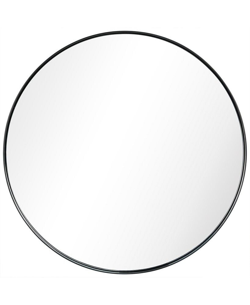 Empire Art Direct ultra Brushed Stainless Steel Round Wall Mirror, 30