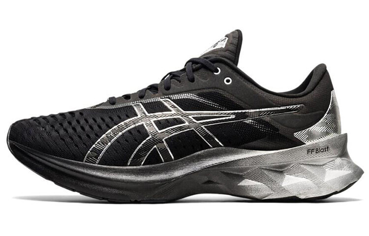 Asics Novablast Platinum 运动 防滑 低帮 跑步鞋 男款 黑银 / Кроссовки Asics Novablast Platinum 1011B157-001