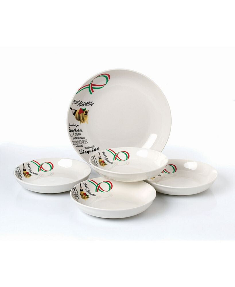 Lorren Home Trends buon Appetito Pasta by Set of 5