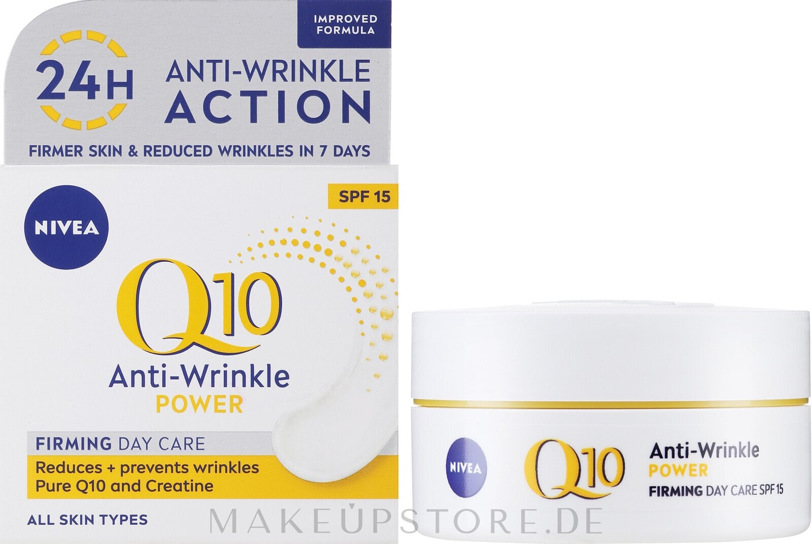 Pflegende Anti-Falten Tagescreme - Nivea Q10 Power Anti-Wrinkle + Firming Normal Skin Cream