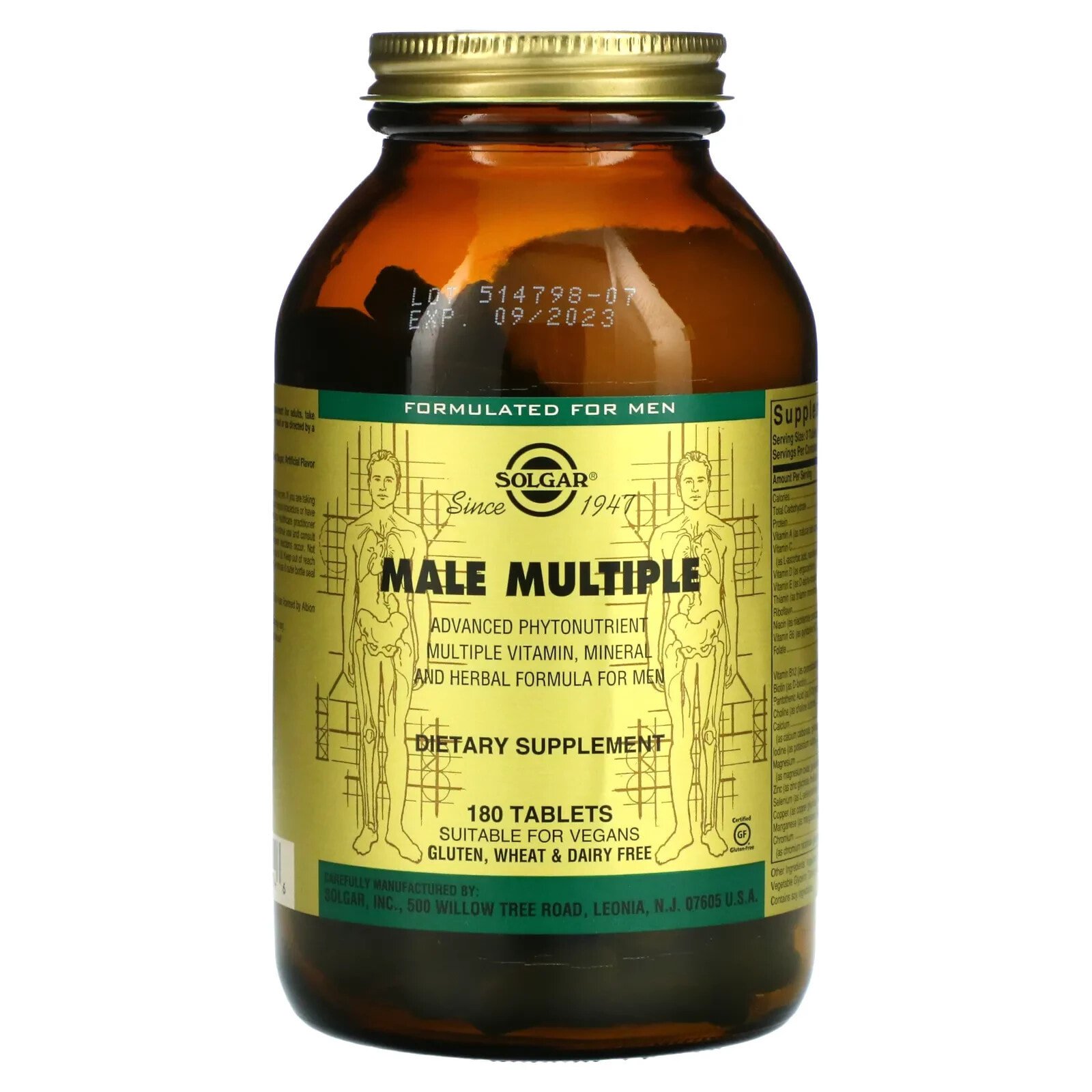 Male Multiple, 120 Tablets