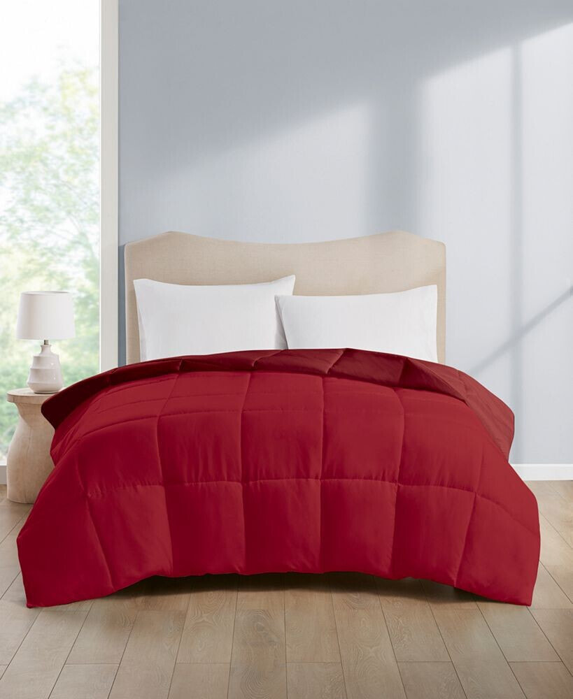 Home Design lightweight Reversible Down Alternative Microfiber Comforter, Twin/XL Created for Macy's