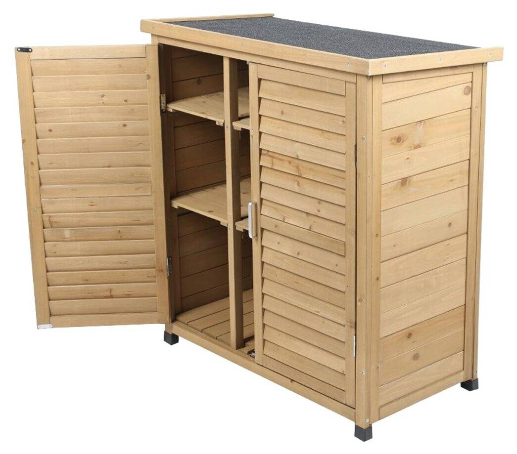 Gartenschrank aus Holz