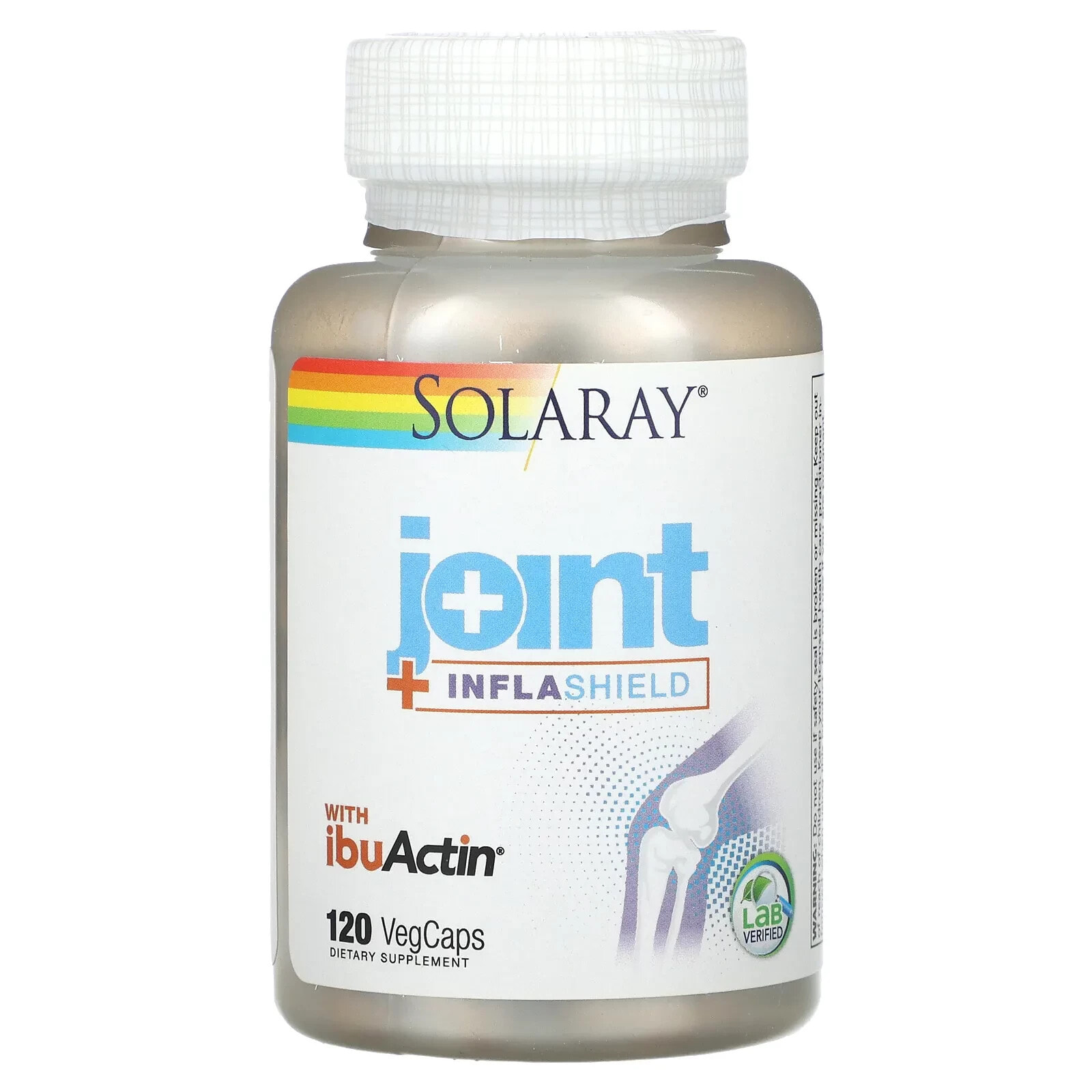 Solaray, Joint + Inflashield с IbuActin`` 120 растительных капсул