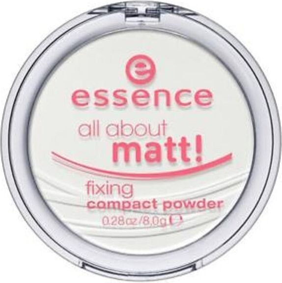 Essence All About Matt! Fixing Compact Powder No. W Компактная пудра с матирующим эффектом 8 г