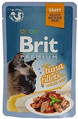 Влажный корм для кошек Brit Premium tuna fillets tuna 85 g