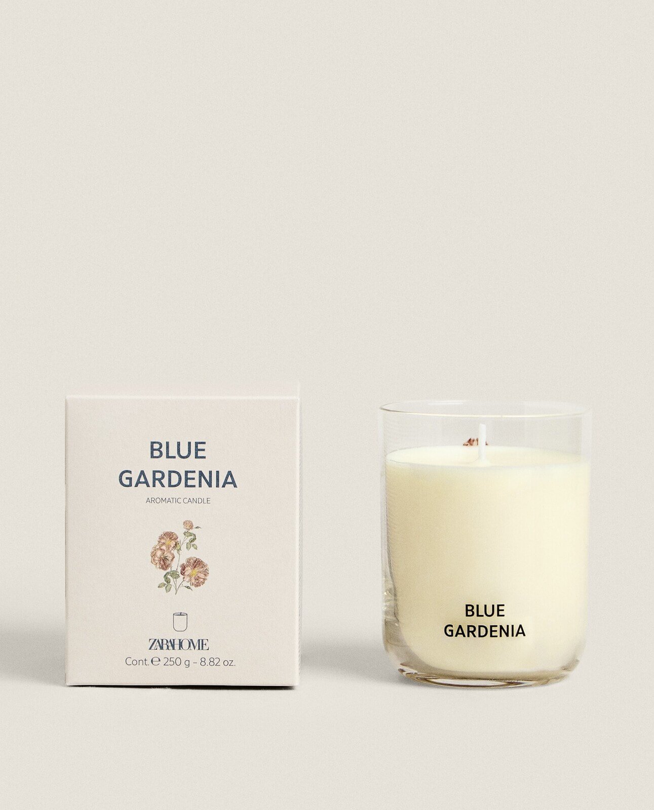 (250 g) blue gardenia scented candle