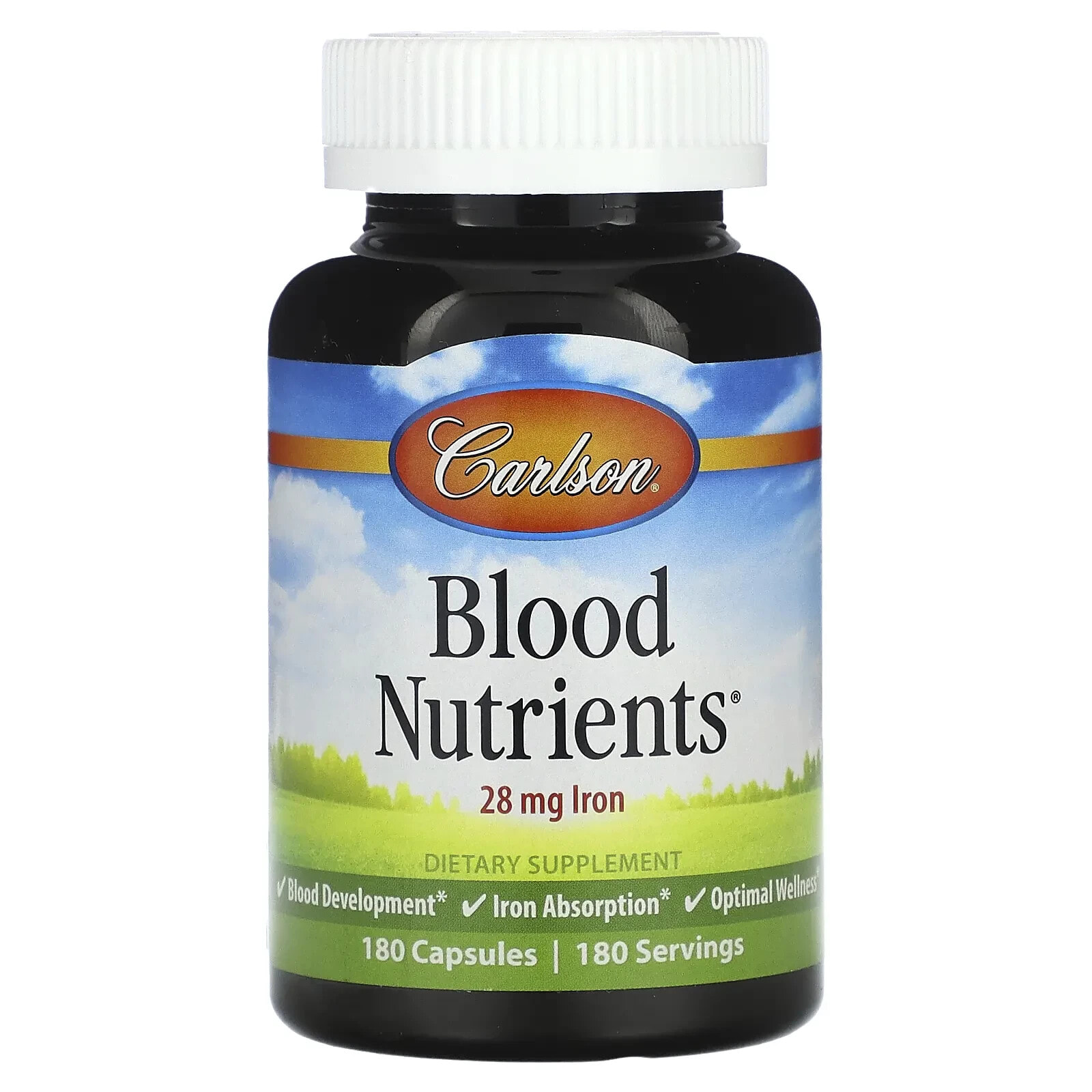 Carlson, Питательные вещества для крови, 40 капсул