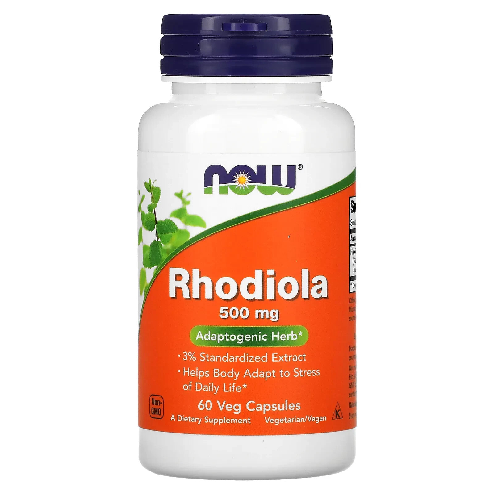 Rhodiola, 500 mg, 60 Veg Capsules