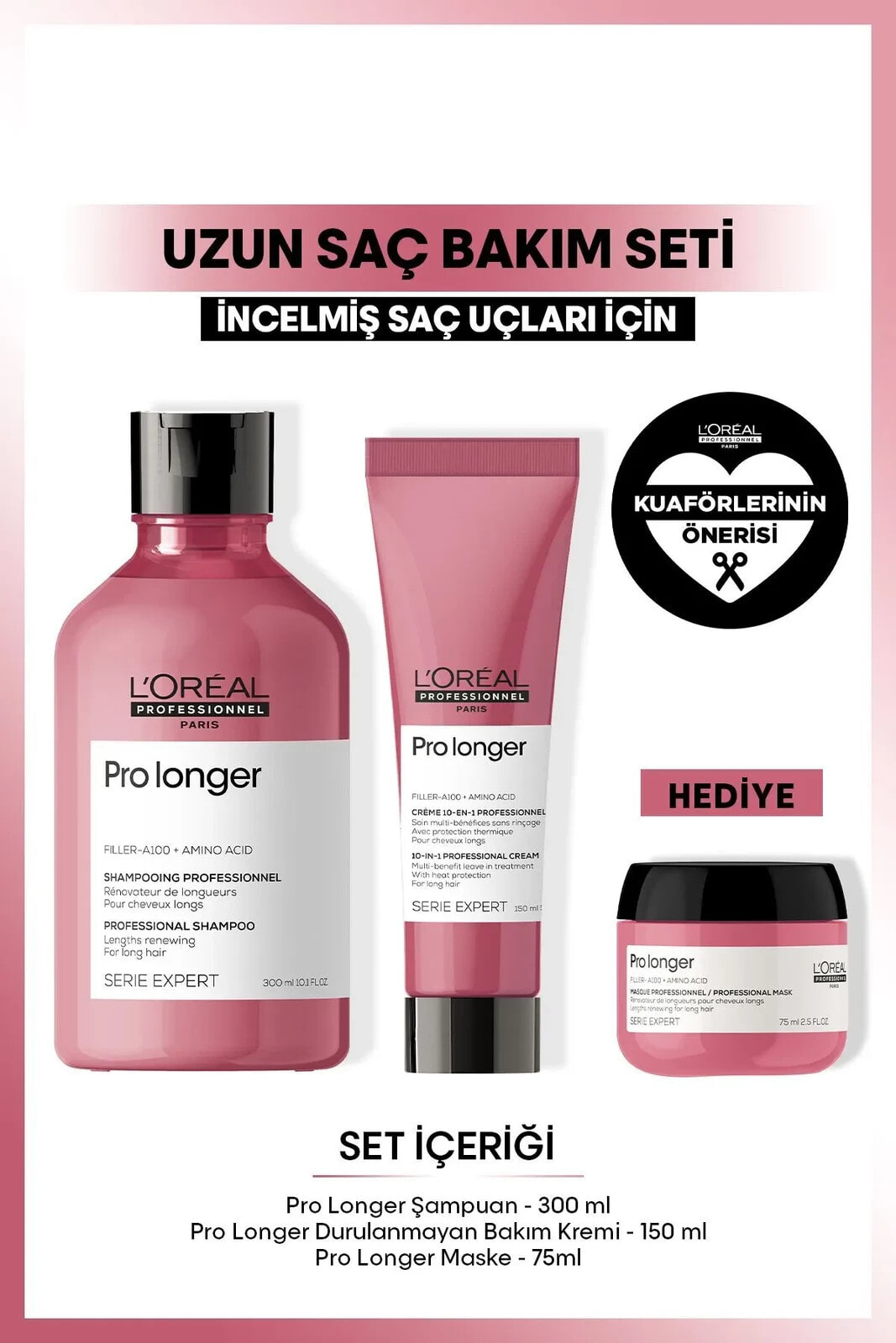 Serie Expert Pro Longer Uzun Saç Bakım Seti