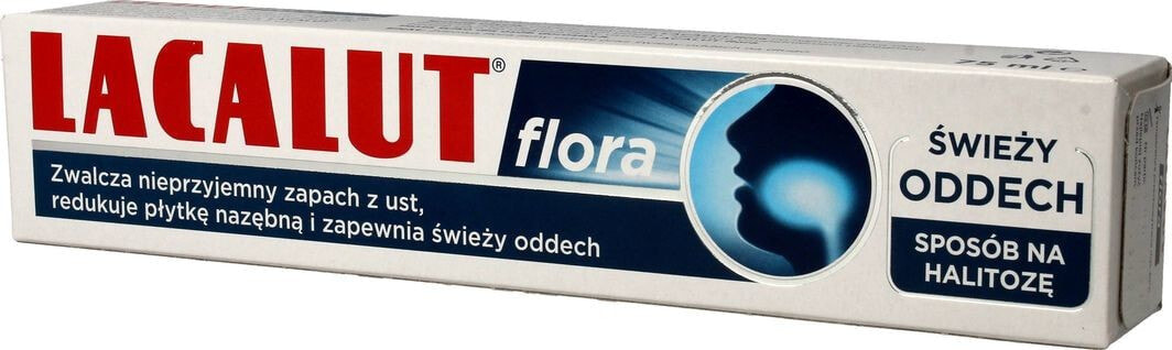 Lacalut Flora Toothpaste Антибактериальная зубная паста от неприятного запаха 75 мл