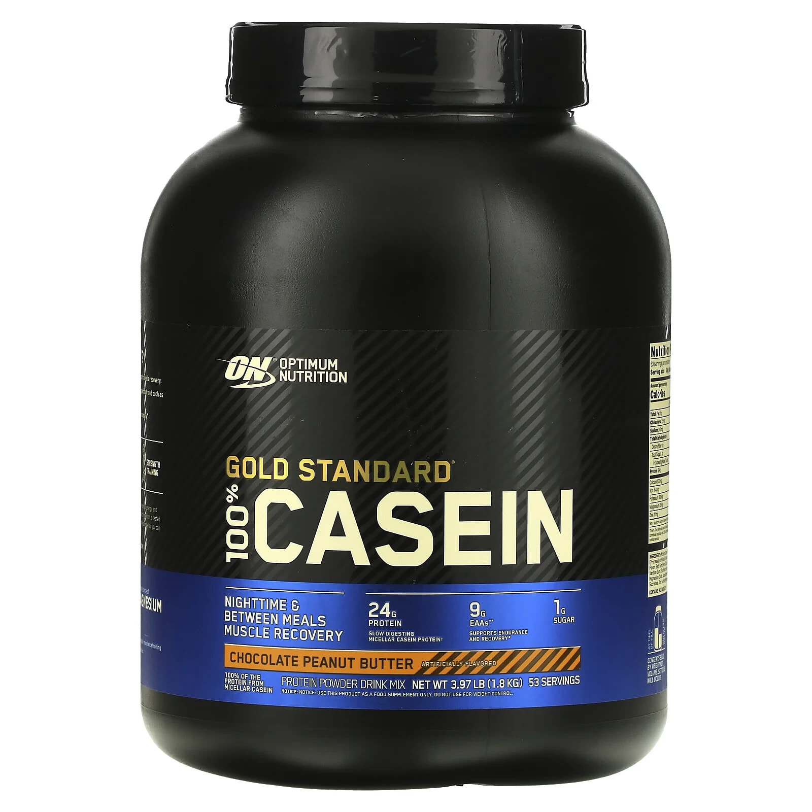 Gold Standard 100% Casein, Chocolate Supreme, 1.87 lb (850 g)