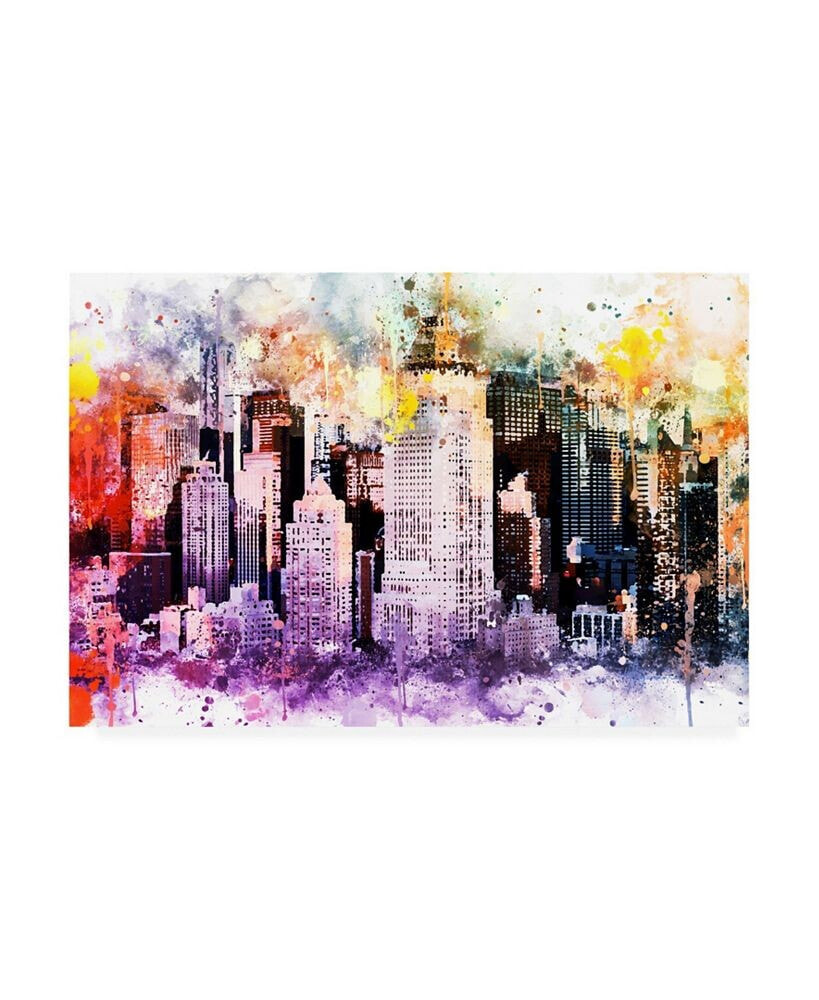 Trademark Global philippe Hugonnard NYC Watercolor Collection - Midtown Canvas Art - 36.5