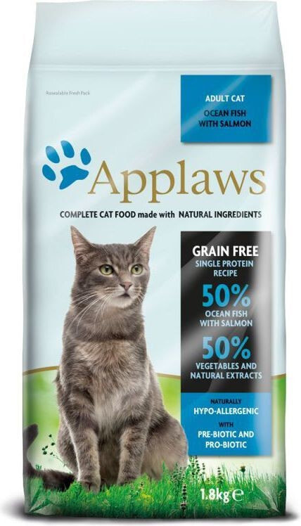 Сухой корм для кошек Applaws, для взрослых чувствительных и аллергиков, 1.8 кг