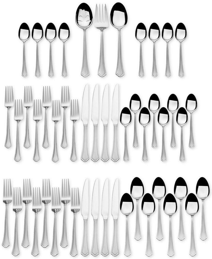 International Silver stainless Steel 51-Pc. Capri Frost Finish, Created for Macy's