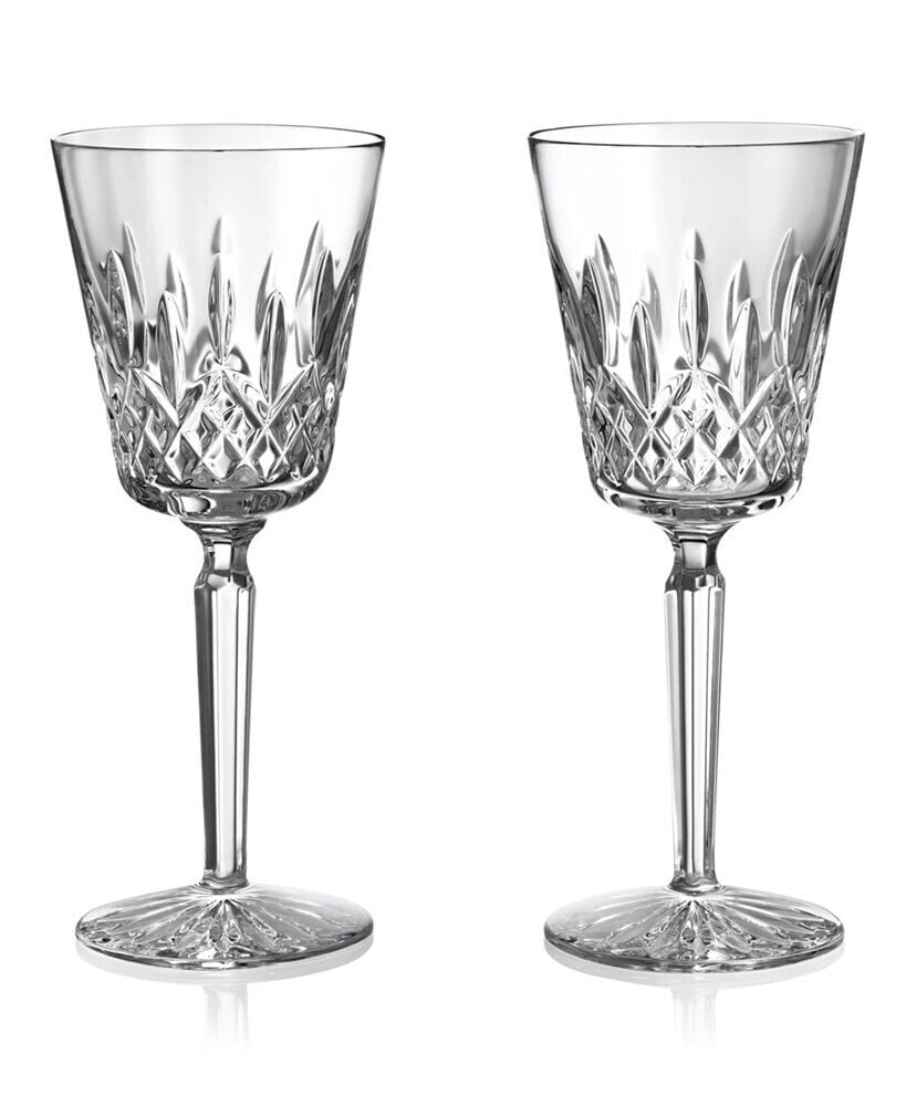 Waterford lismore 2 Piece Tall Large Goblet Set, 14 oz