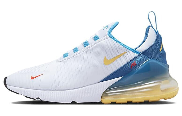 Nike Air Max 270 White Industrial Blue Citron Pulse