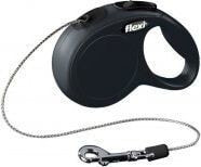 Flexi Retractable leash FLEXI NEW CLASSIC CAT XS, 3 m cable, black