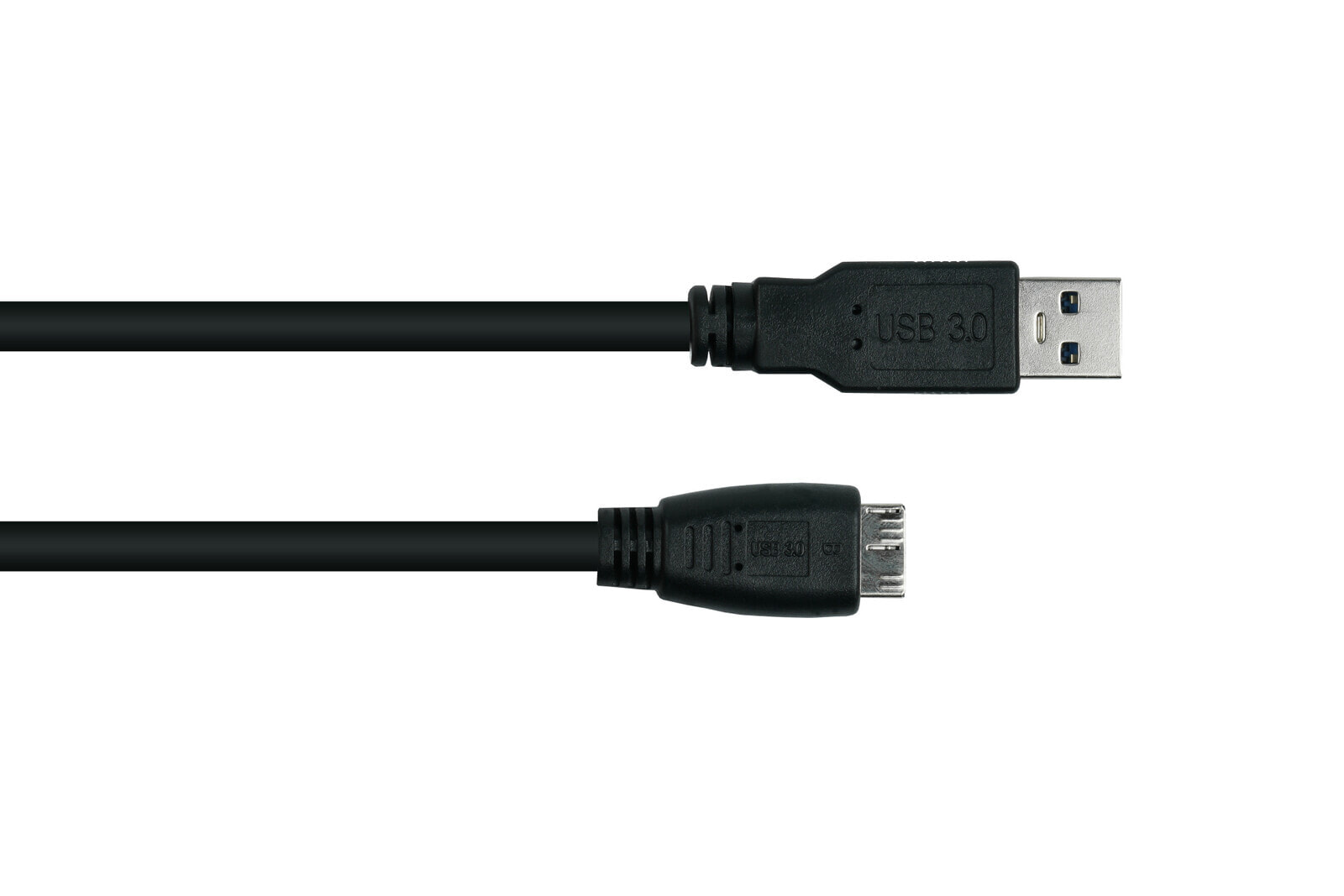 Good Connections UK30P-AMB-018S - 1.8 m - USB A - Micro-USB B - USB 3.2 Gen 1 (3.1 Gen 1) - 5000 Mbit/s - Black