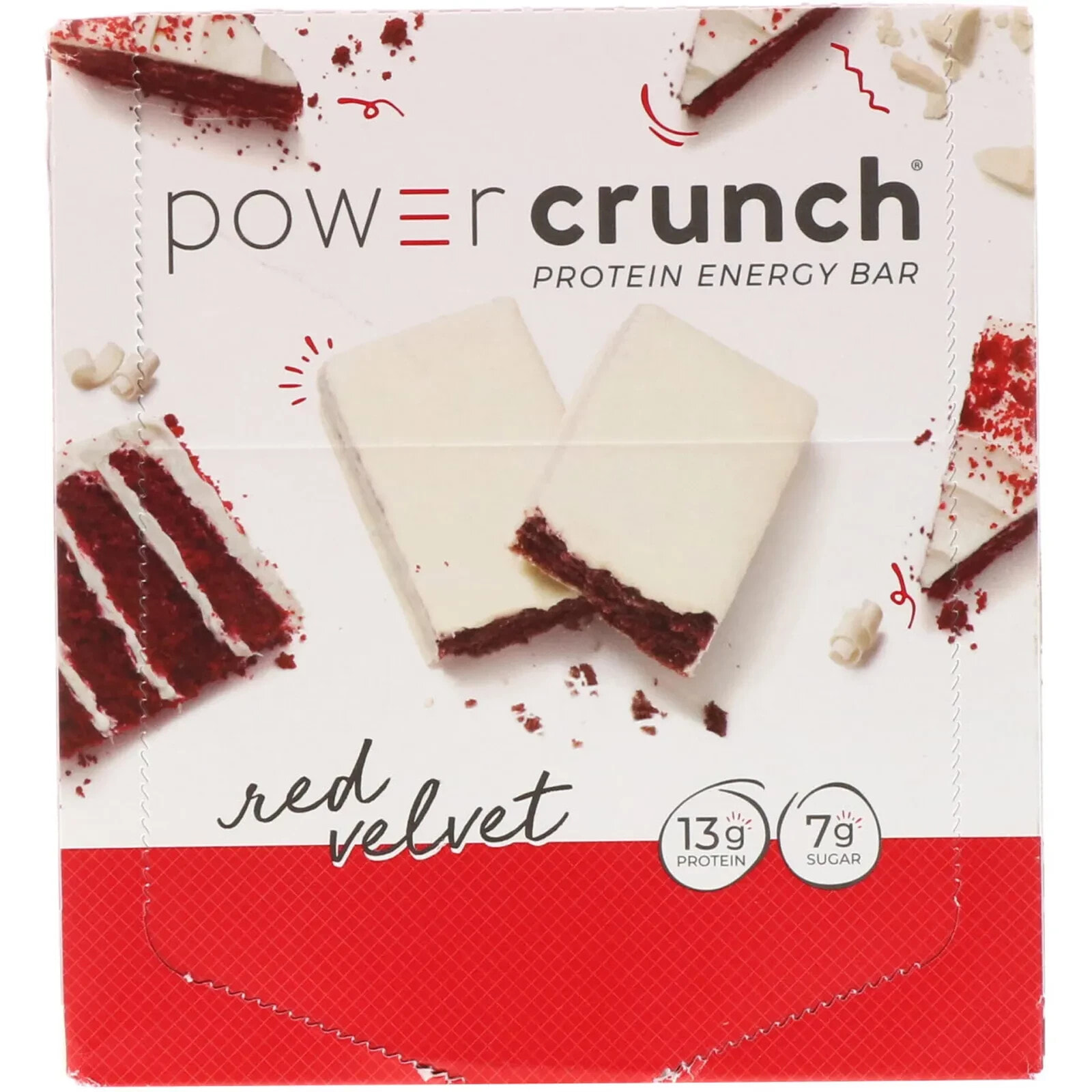 Power Crunch Protein Energy Bar, Cookies and Crème, 12 Bars, 1.4 oz (40 g) Each