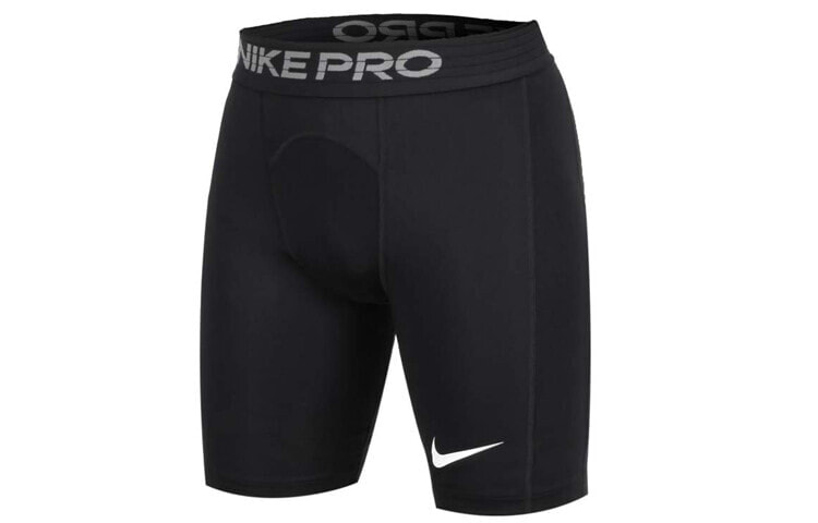 Nike Pro Metallic Logo印花字母紧身短裤 男款 黑色 / Шорты Nike Pro Metallic Logo BV5636-010