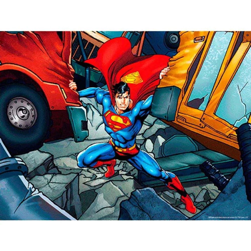 PRIME 3D Superman DC Comics Lenticular Puzzle 500 Pieces