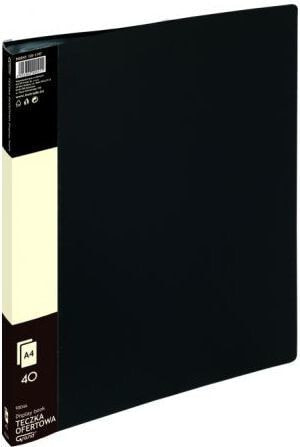 Школьный файл или папка Gralux Teczka ofertowa 40 koszulek czarna (198080)