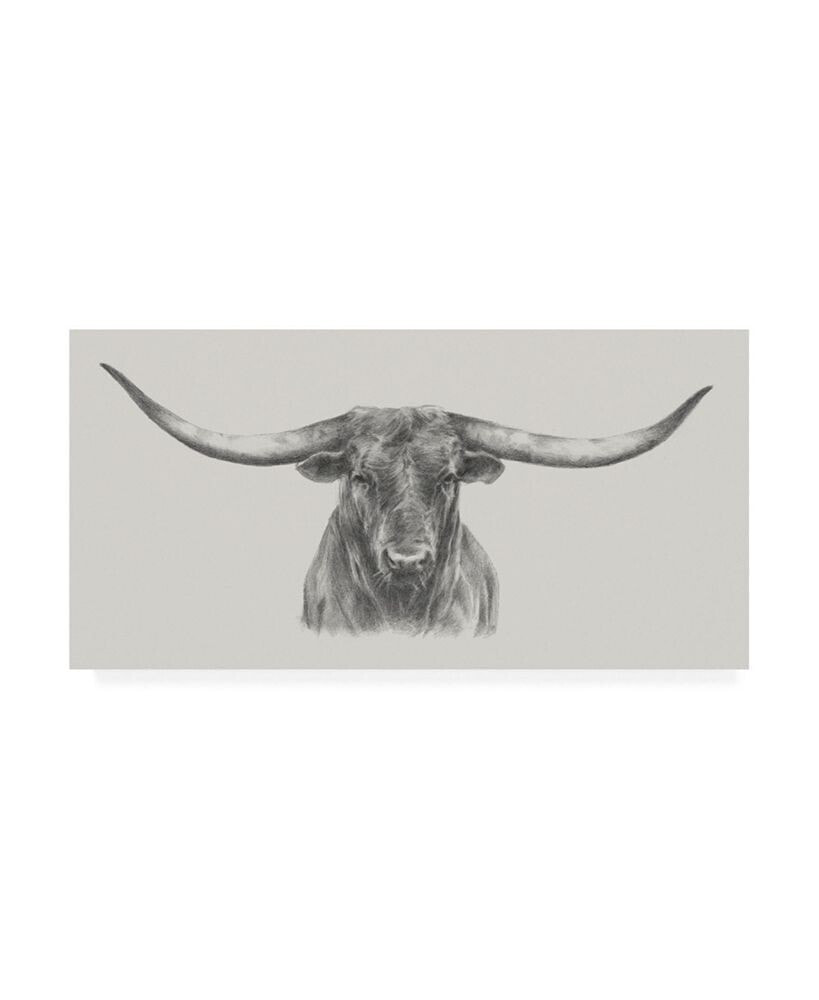 Trademark Global ethan Harper Longhorn Bull Canvas Art - 20