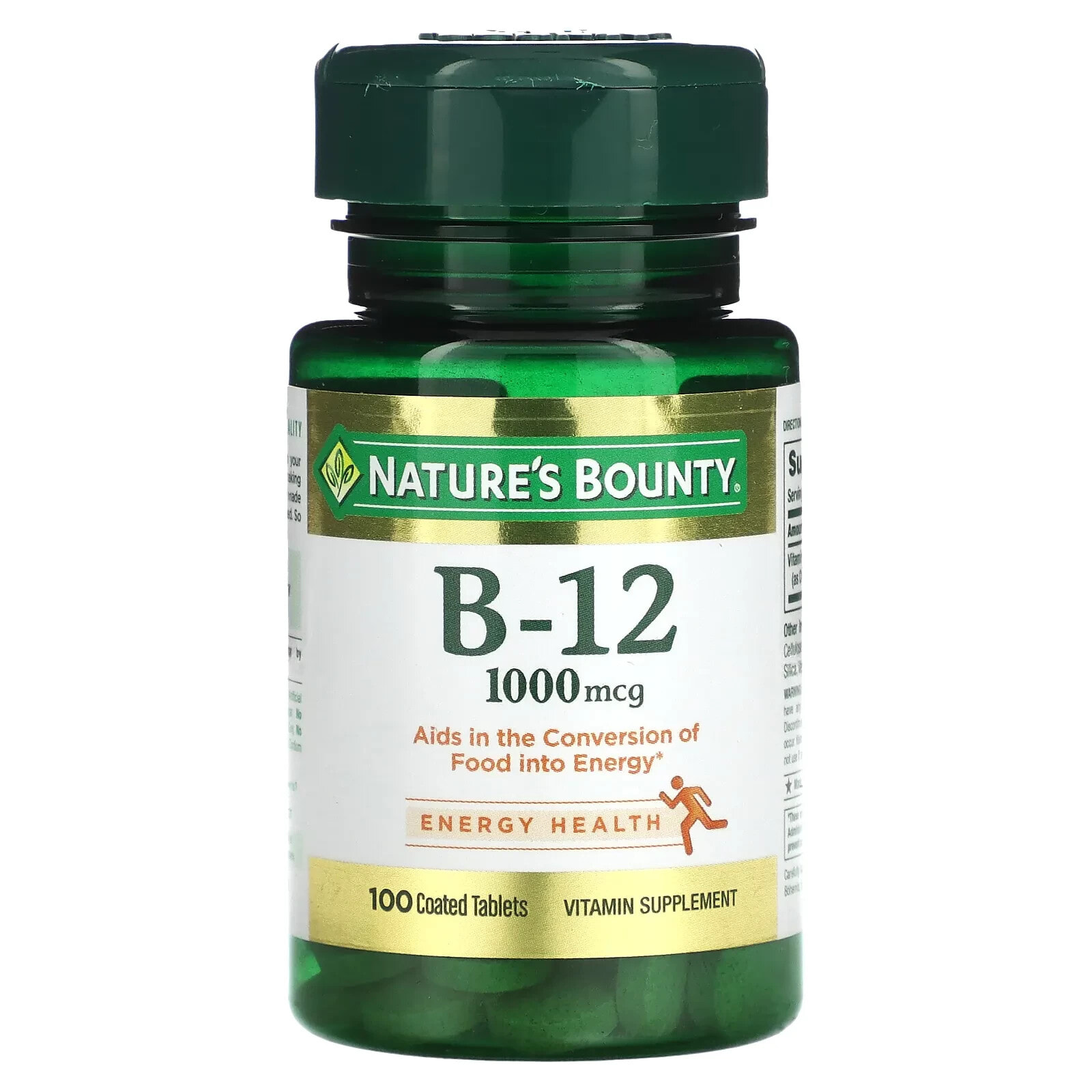 Vitamin B-12, 1,000 mcg, 100 Coated Tablets